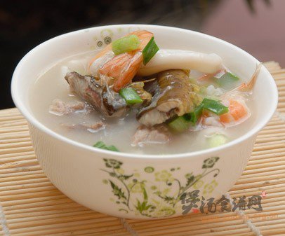 鳝鱼海鲜粥的做法