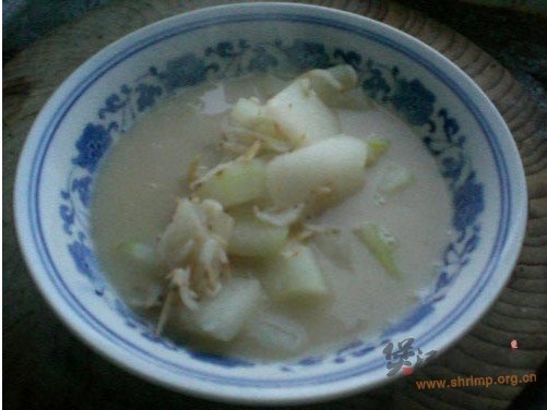 冬瓜虾皮汤的做法