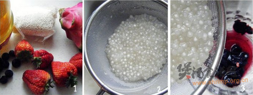 什锦水果西米露的做法