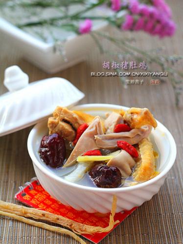 胡椒猪肚鸡的做法