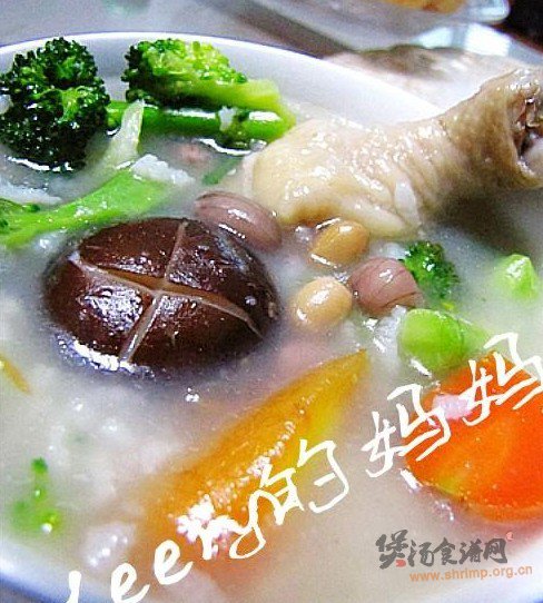 什锦鸡腿粥的做法