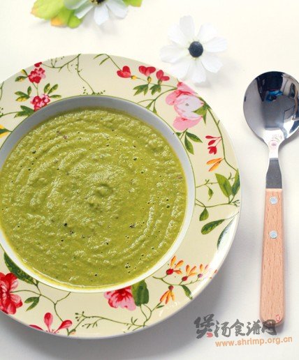 青菜奶油蘑菇浓汤的做法