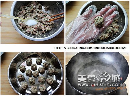 椿香豆腐丸子的做法