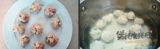 豆腐丸子豆苗汤的做法