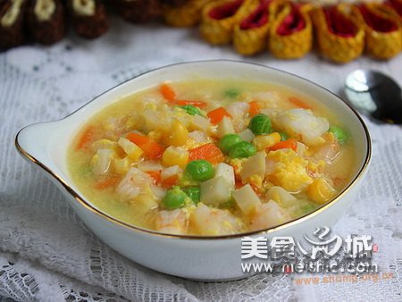 蔬菜海鲜浓汤的做法