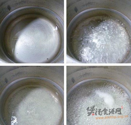 羊尾笋皮蛋大米粥的做法