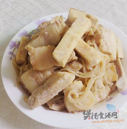 花肉芋头粉丝煲的做法