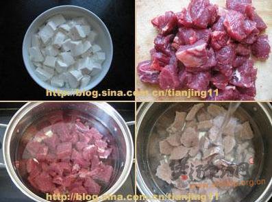 牛肉炖豆腐的做法