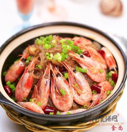 酸菜粉丝北极虾煲的做法