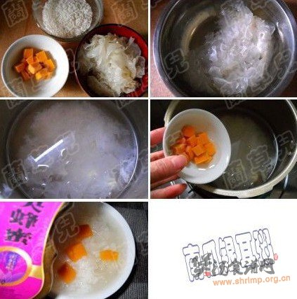 南瓜银耳粥的做法