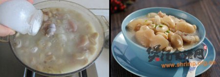 蹄花芸豆汤的做法