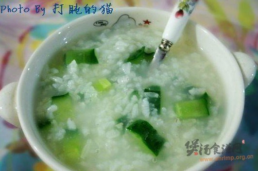 黄瓜粥的做法