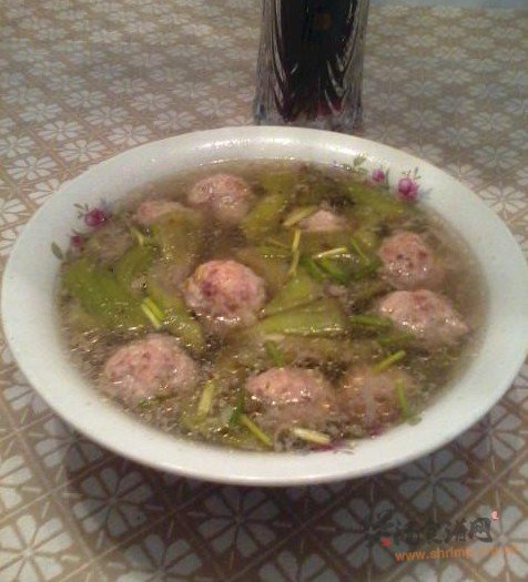 丝瓜肉圆汤的做法