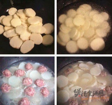 山药肉丸汤的做法