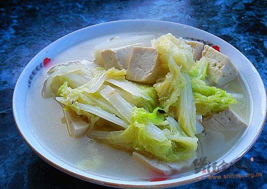 大白菜炖豆腐的做法