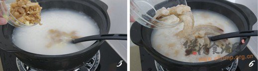 砂锅鲜虾粥的做法