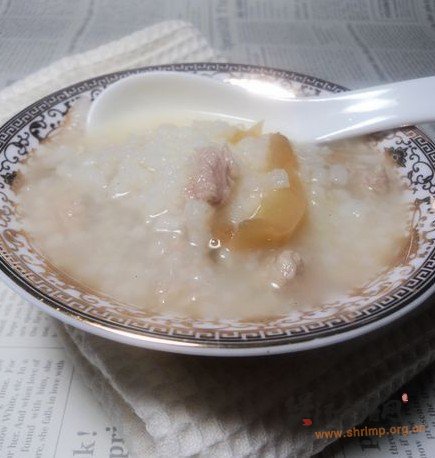 榨菜瘦肉粥的做法