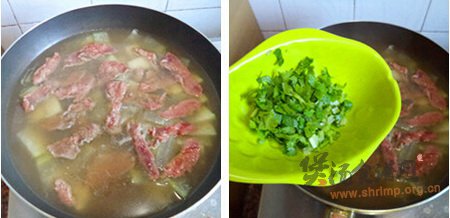 (图)牛肉冬瓜汤的做法