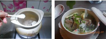 山药蹄髈汤的做法