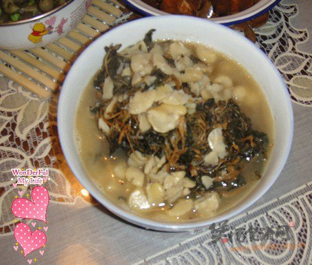 豆瓣菠菜干汤的做法