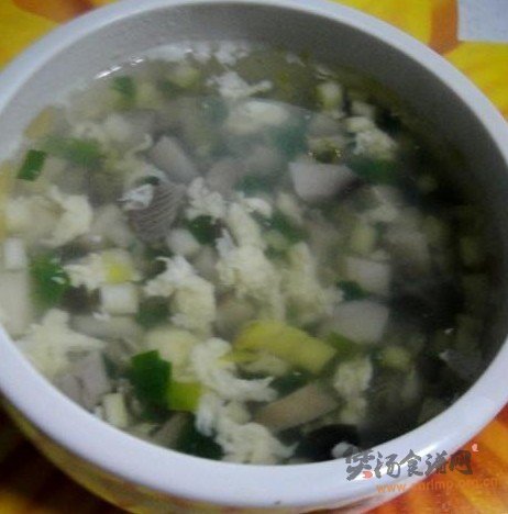 杏鲍菇蛋汤的做法
