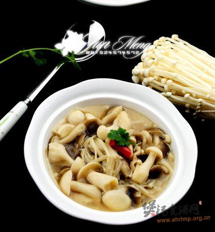 鲜浓菌茹汤的做法