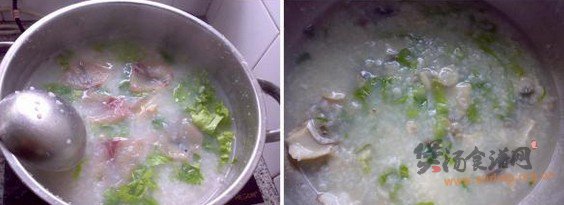 生菜鱼片粥的做法