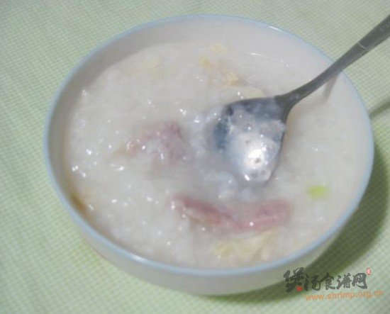 瘦肉萝卜丝粥的做法