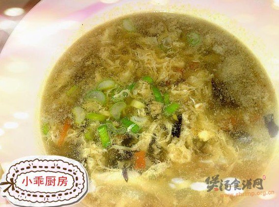 木耳鸡蛋汤的做法
