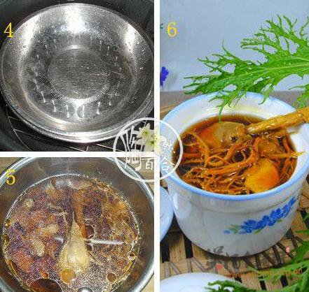 虫草花西洋参鸡汤的做法