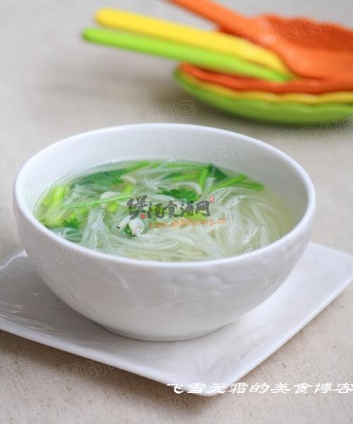 (1)虾皮萝卜丝汤的做法