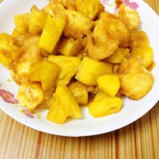 菠萝烧日本豆腐的做法 菠萝烧日本豆腐的做法