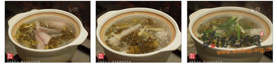 佃鱼咸菜汤的做法