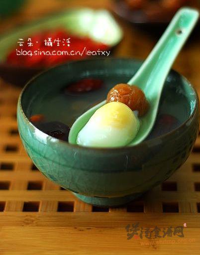 桂圆枸杞炖鸽蛋的做法