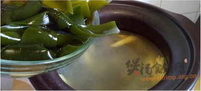 (图)冬瓜海带排骨汤的做法