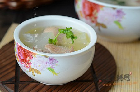 冬瓜煲鸭汤的做法