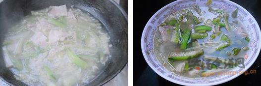 虾皮炖丝瓜的做法