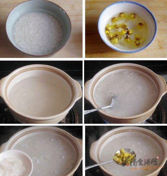 腊梅花冰糖糯米粥的做法
