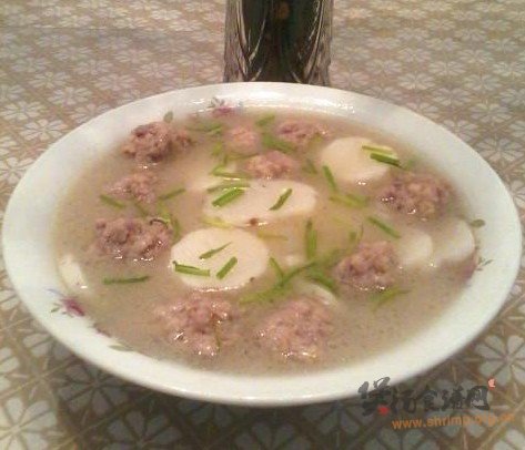 山药肉丸汤的做法