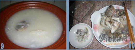肉片鲫鱼粥的做法
