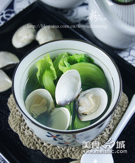 沙白芥菜汤的做法