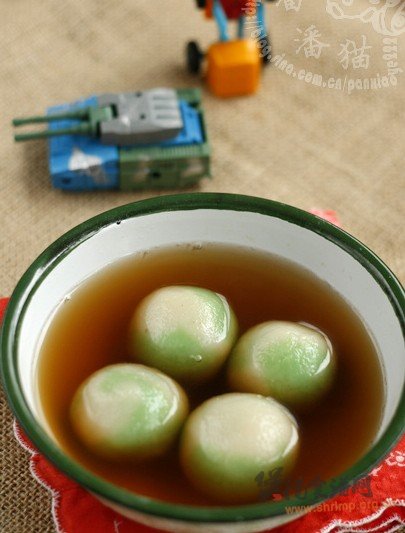 双色汤圆的做法