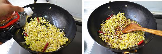 豆芽炖粉条的做法