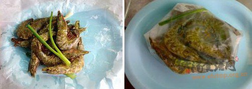 瓦煲盐焗虾的做法