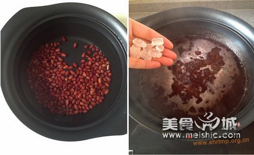 南瓜圆子红豆汤的做法