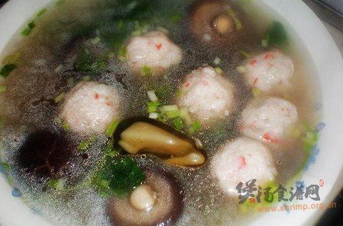 香菇虾丸汤的做法