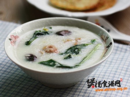 香菇滑鸡粥的做法