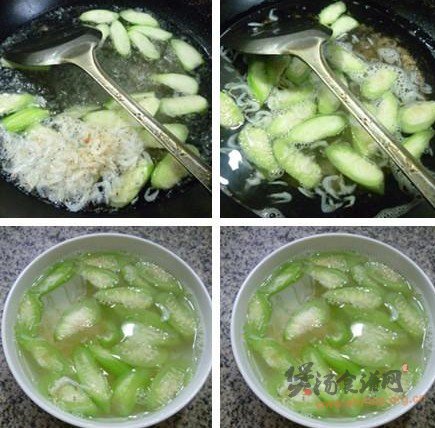 虾皮丝瓜汤的做法