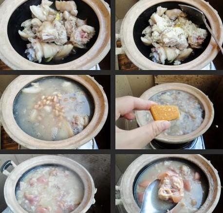 糯米酒炖猪脚的做法