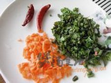 鲜香椿糊子椒的做法